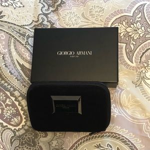 Giorgio Armani velvet mini-clutch